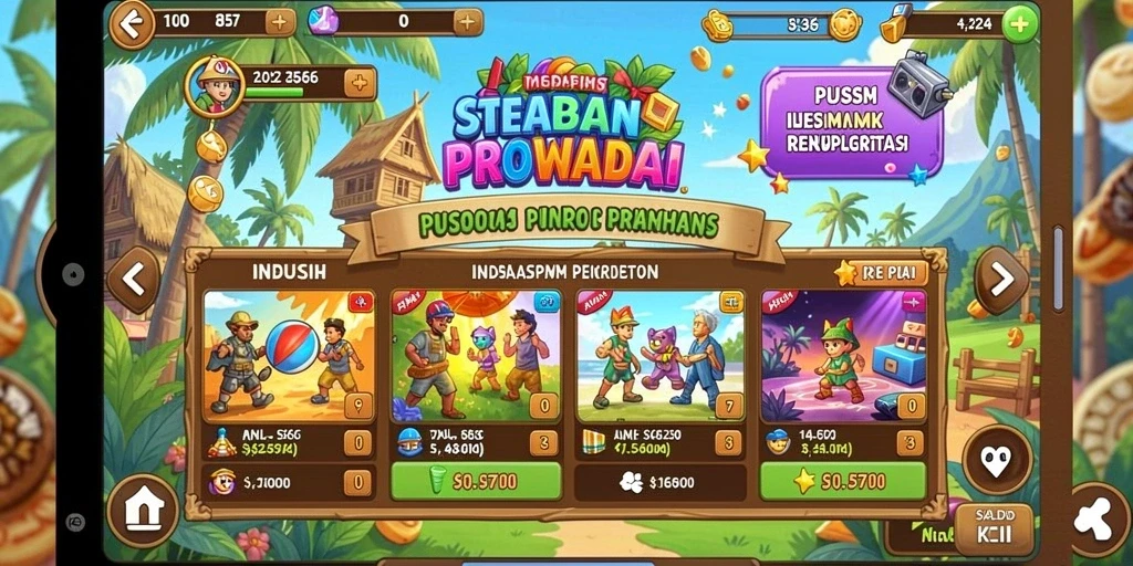 Tampilan antarmuka yang menarik dan modern.