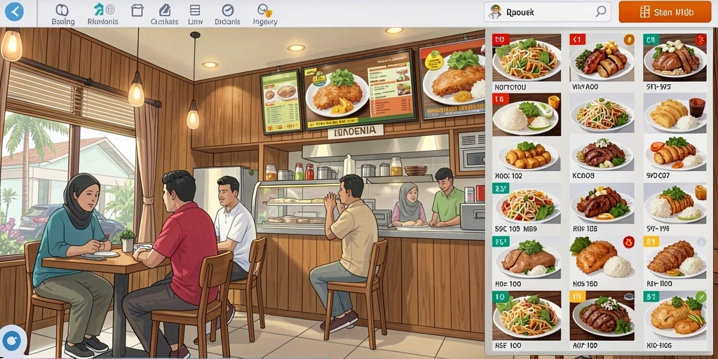 Tampilan antarmuka yang bersih dan menawan.