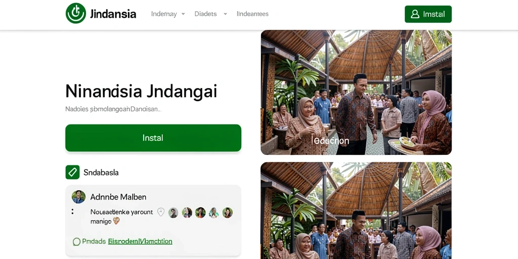 Tampilan awal AJO89 yang menarik dan intuitif.
