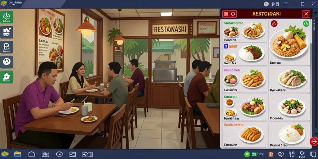 Tampilan antarmuka pengguna yang menarik dan modern.