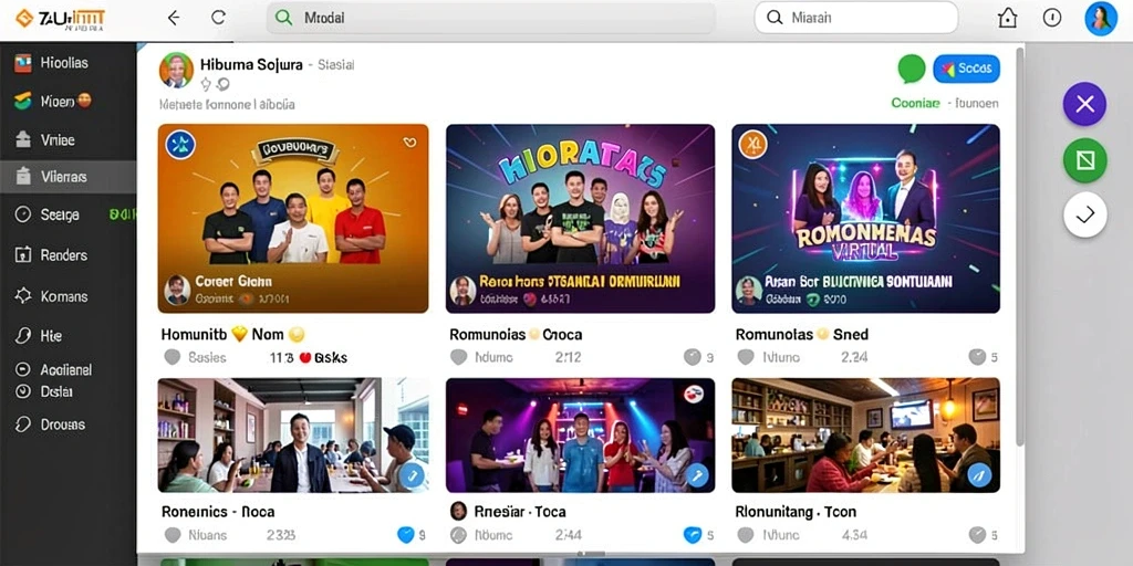 Tampilan grafis yang menarik dan sangat Indonesia.