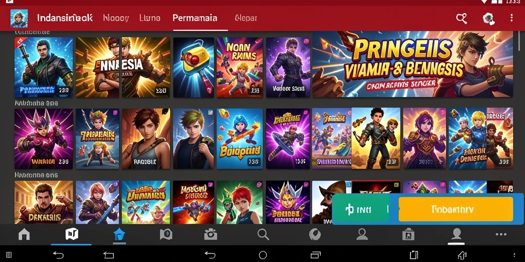 Tampilan antarmuka yang modern dan user-friendly.
