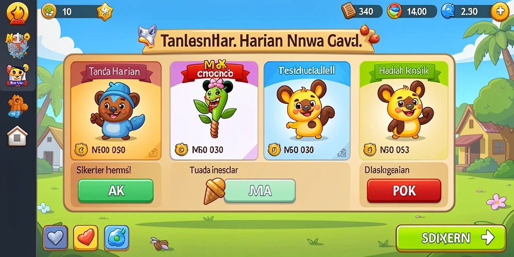 Tampilan antarmuka yang user-friendly dan menarik.
