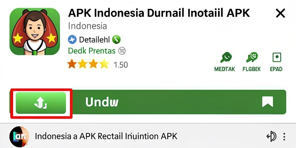 Tampilan awal game yang menarik dan intuitif.
