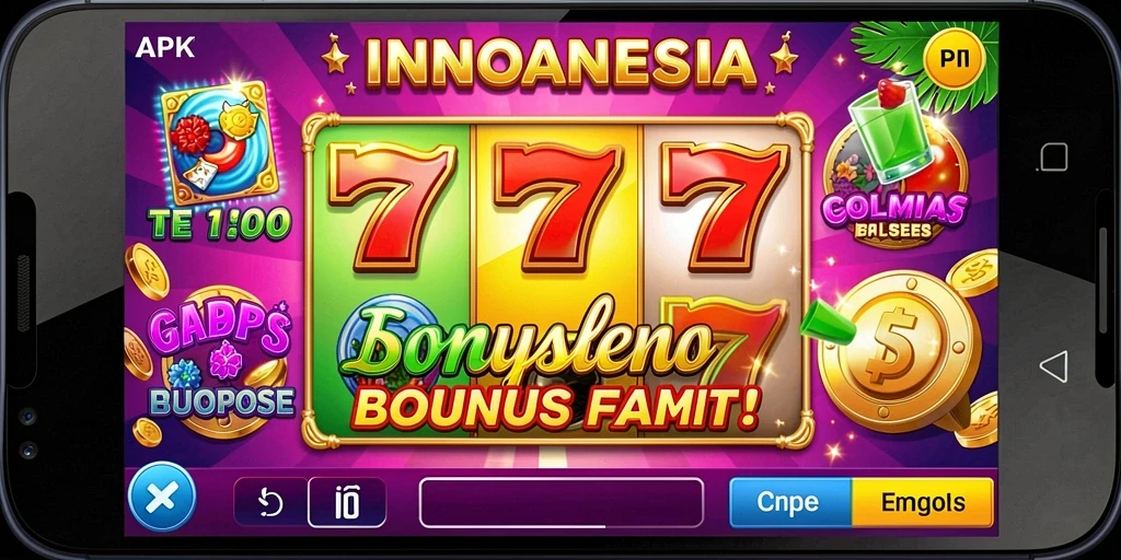 Screenshot menunjukkan tampilan antarmuka yang menarik dan user-friendly.