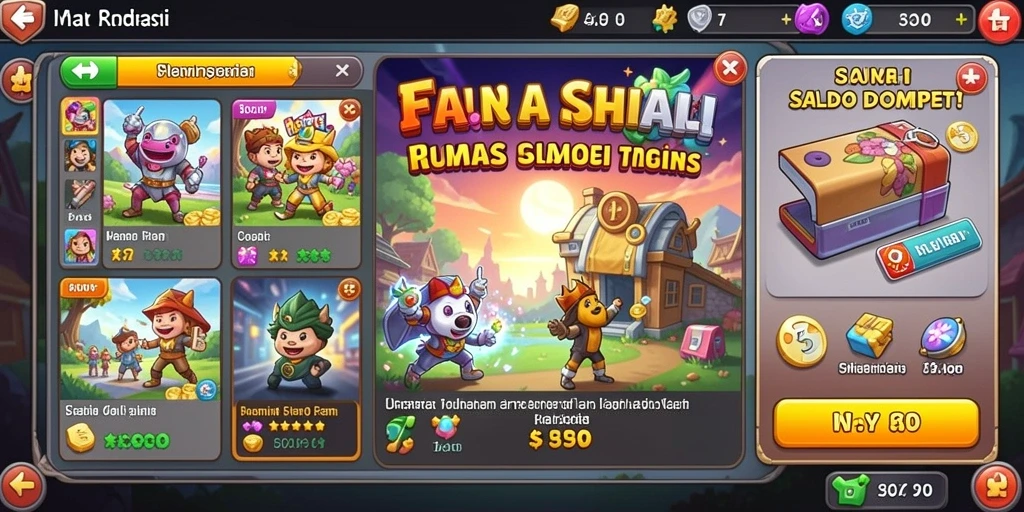 Tampilan utama GEMS365 yang menarik dan intuitif.