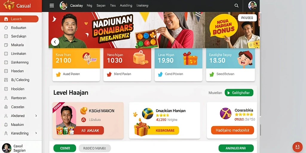 Tangkapan layar menunjukkan karakter utama dalam aksi.