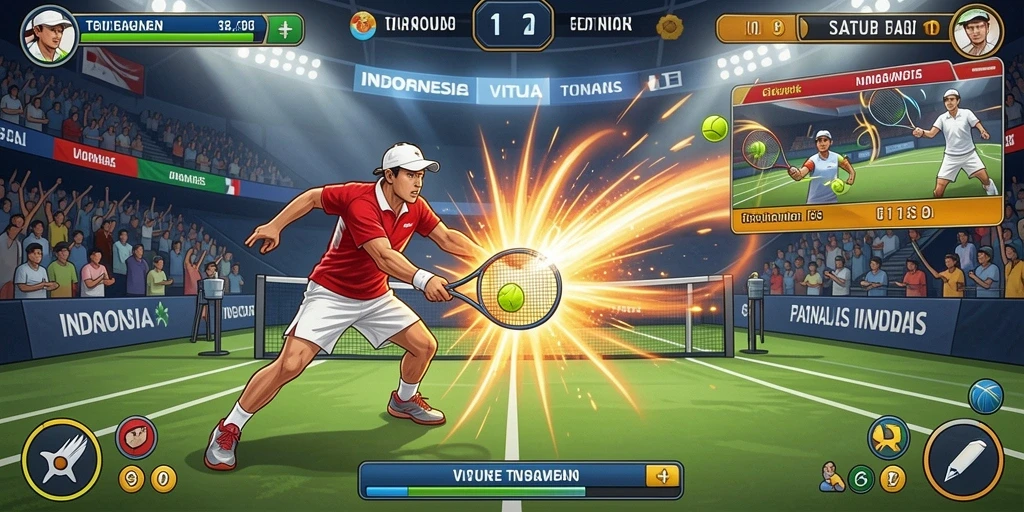 Screenshot menunjukkan antarmuka permainan slot yang menarik.