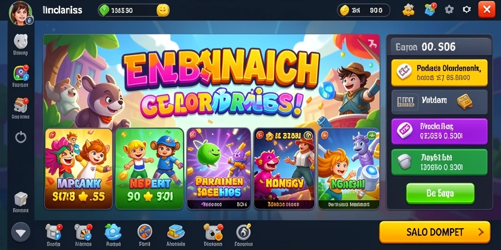 Tangkapan layar gameplay yang penuh aksi.