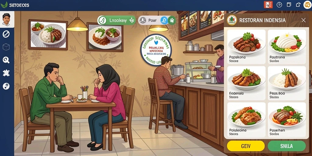 Tampilan mesin slot yang menarik dan berwarna.