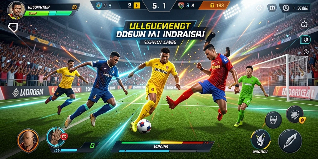 Screenshot menampilkan grafis yang memukau dari level pertama.