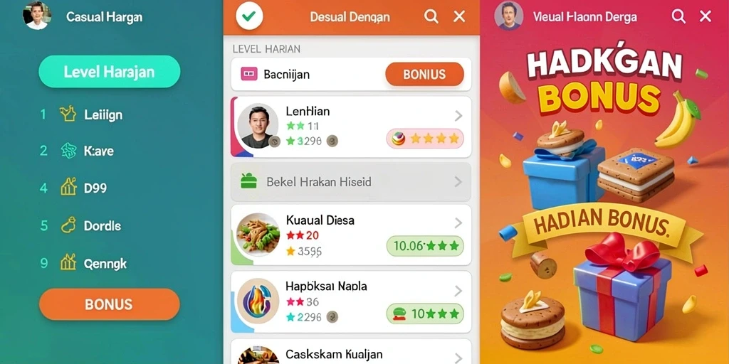 Tampilan antarmuka yang menarik dan user-friendly.