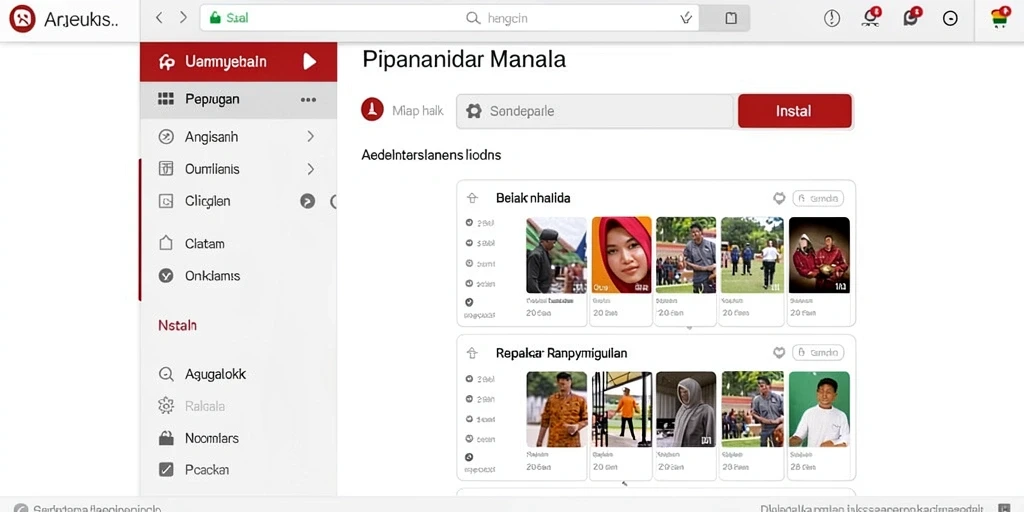 Tampilan antarmuka yang menarik dan mudah dinavigasi.