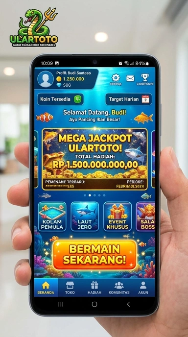 Cuplikan layar menu unduhan ulartoto untuk perangkat Android